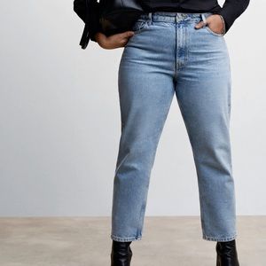 BRAND NEW size 18 MANGO mom jeans